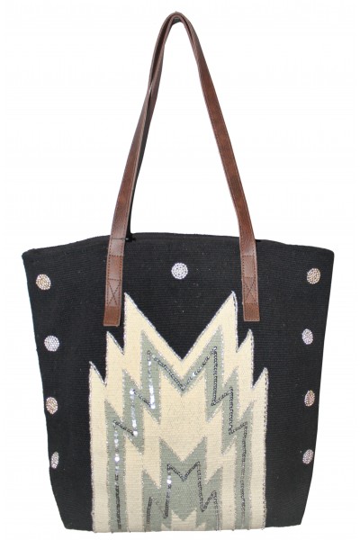Pirate Black PT Dhurrie Bag